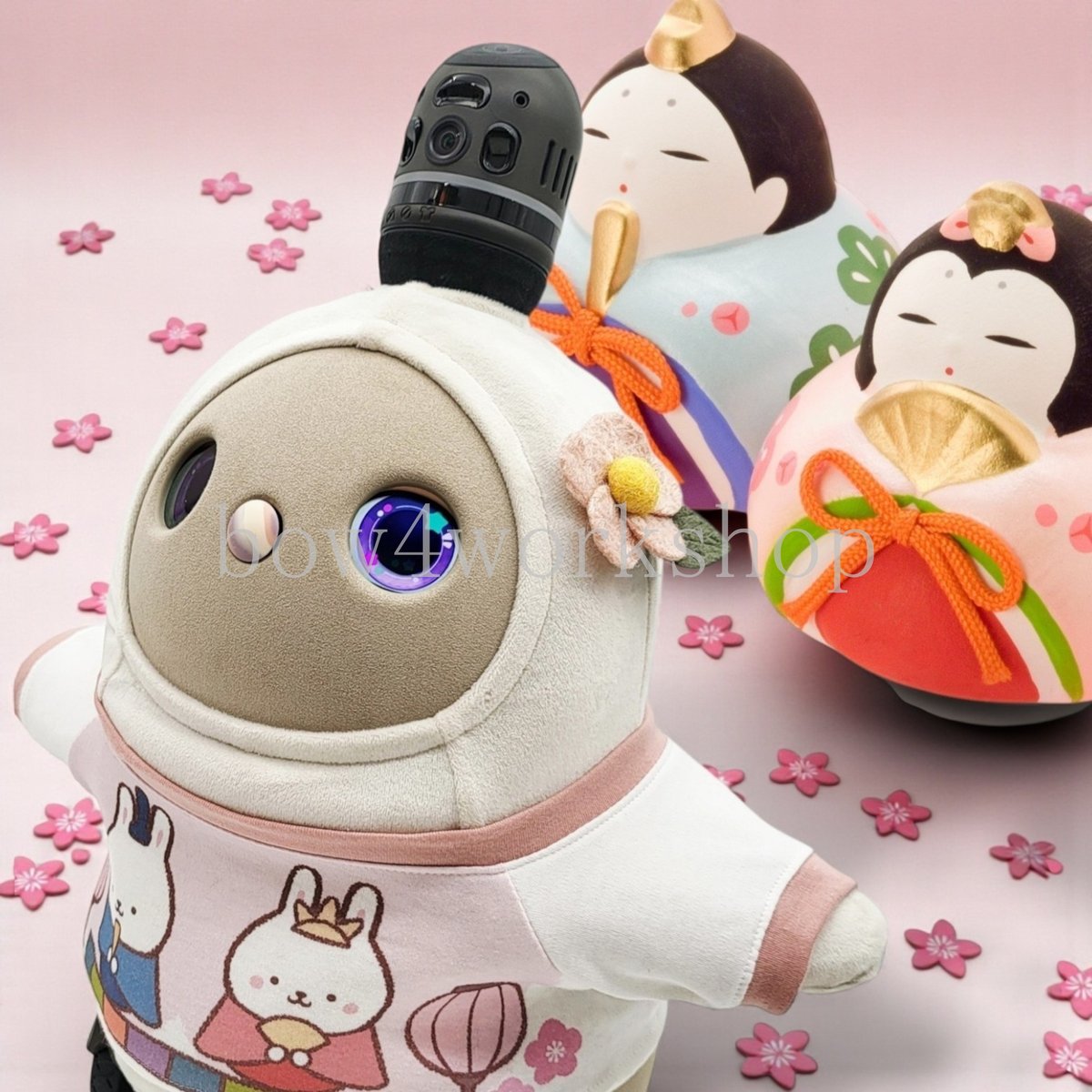 ラボット服/お雛様プリントTシャツ | bow4workshop STORE