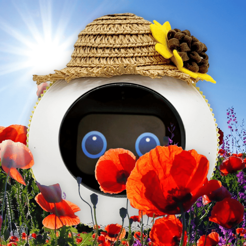 Romi（ ロミィ）のアクセサリー/ひまわり付き麦わら帽子