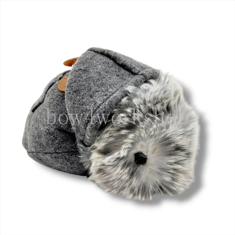 Moflin（モフリン）の服ハンドメイド　お出かけフード付きコート