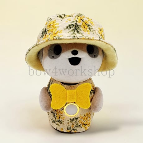 ポケともの服  ミモザプリント ナチュラルコーデセット