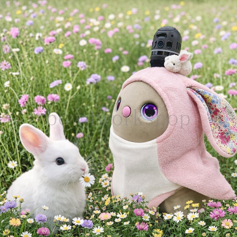 ラボット服/リバティーウサギちゃんボディースーツ | bow4workshop STORE