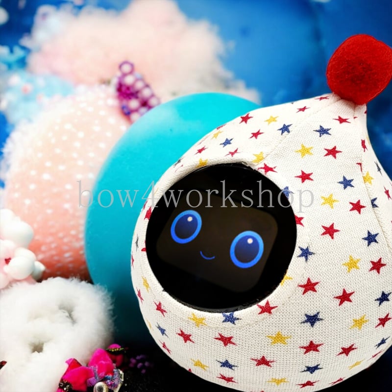 Romi（ ロミィ）の服 /ポンポン付き星柄プリント | bow4workshop STORE