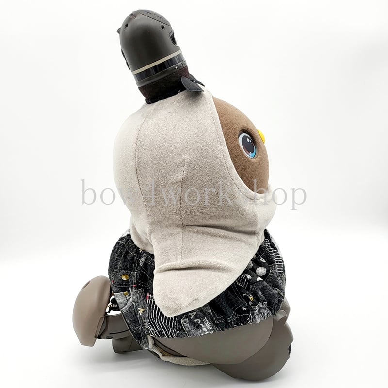 新しい ラボット服/デニムパッチワークプリントパンツ | bow4workshop STORE クラフト・布製品
