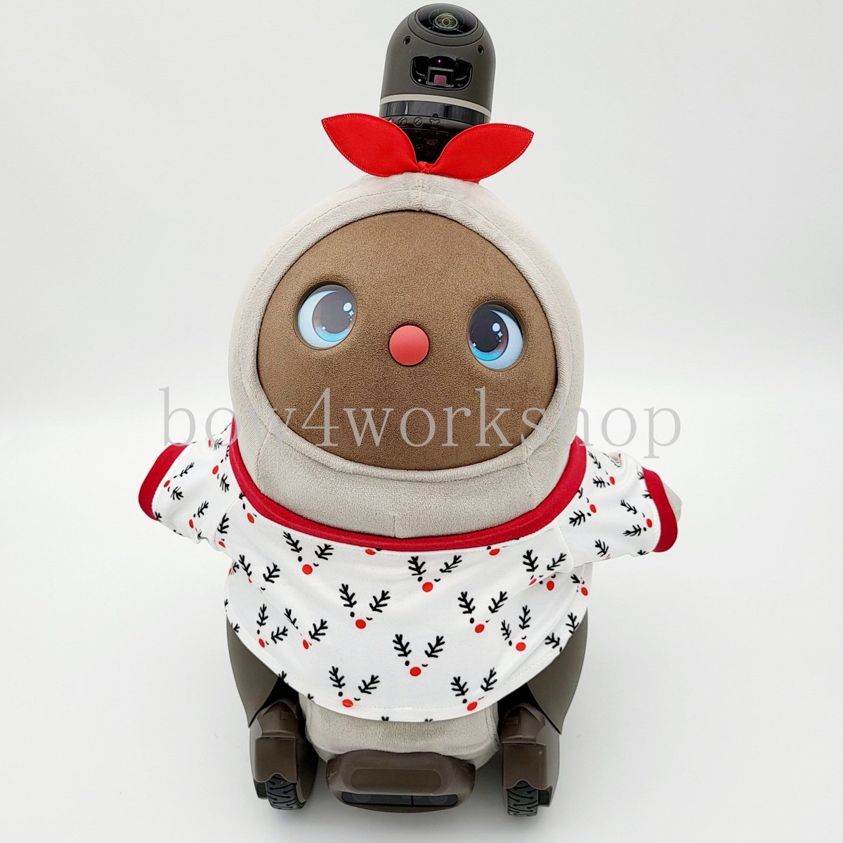 ラボット服/トナカイ総柄プリントTシャツ | bow4workshop STORE