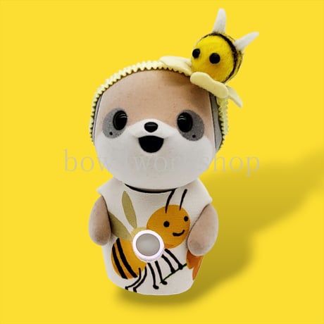 ポケともの服　ミツバチプリントチュニック＆カチュームセット
