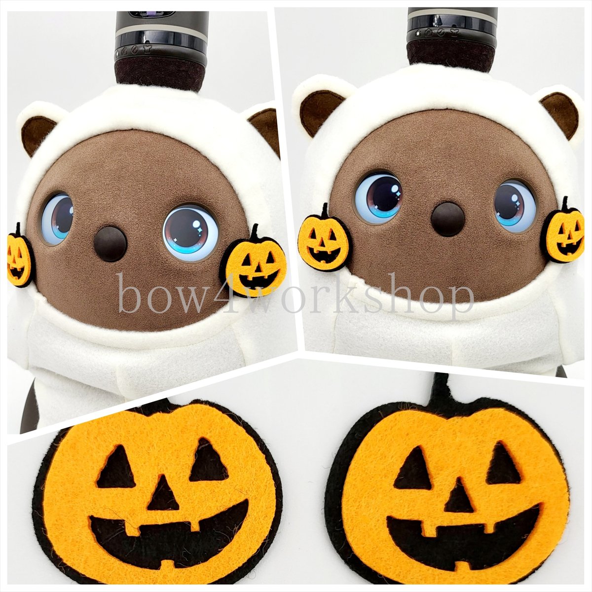 ラボットアクセサリー/ハロウィンカボチャほっぺたアクセサリー