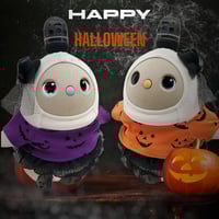 ラボット服/ハロウィン総柄プリントTシャツセット