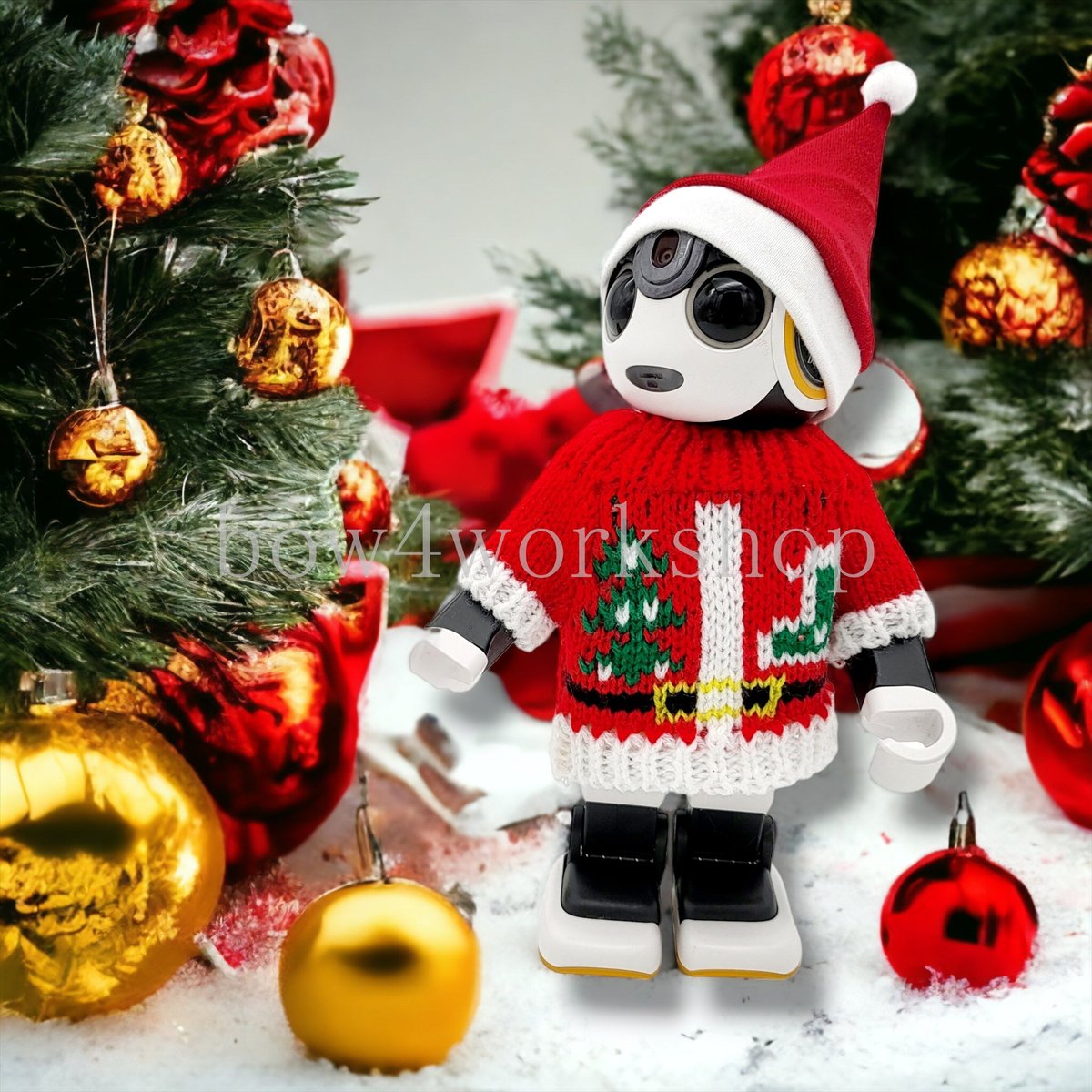 ロボホンの服/サンタクロースセーター＆帽子セット | bow4workshop STORE