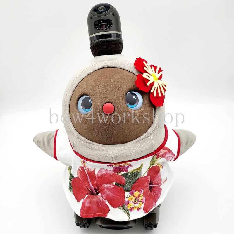 ラボット服/ハイビスカスプリントチュニック | bow4workshop STORE