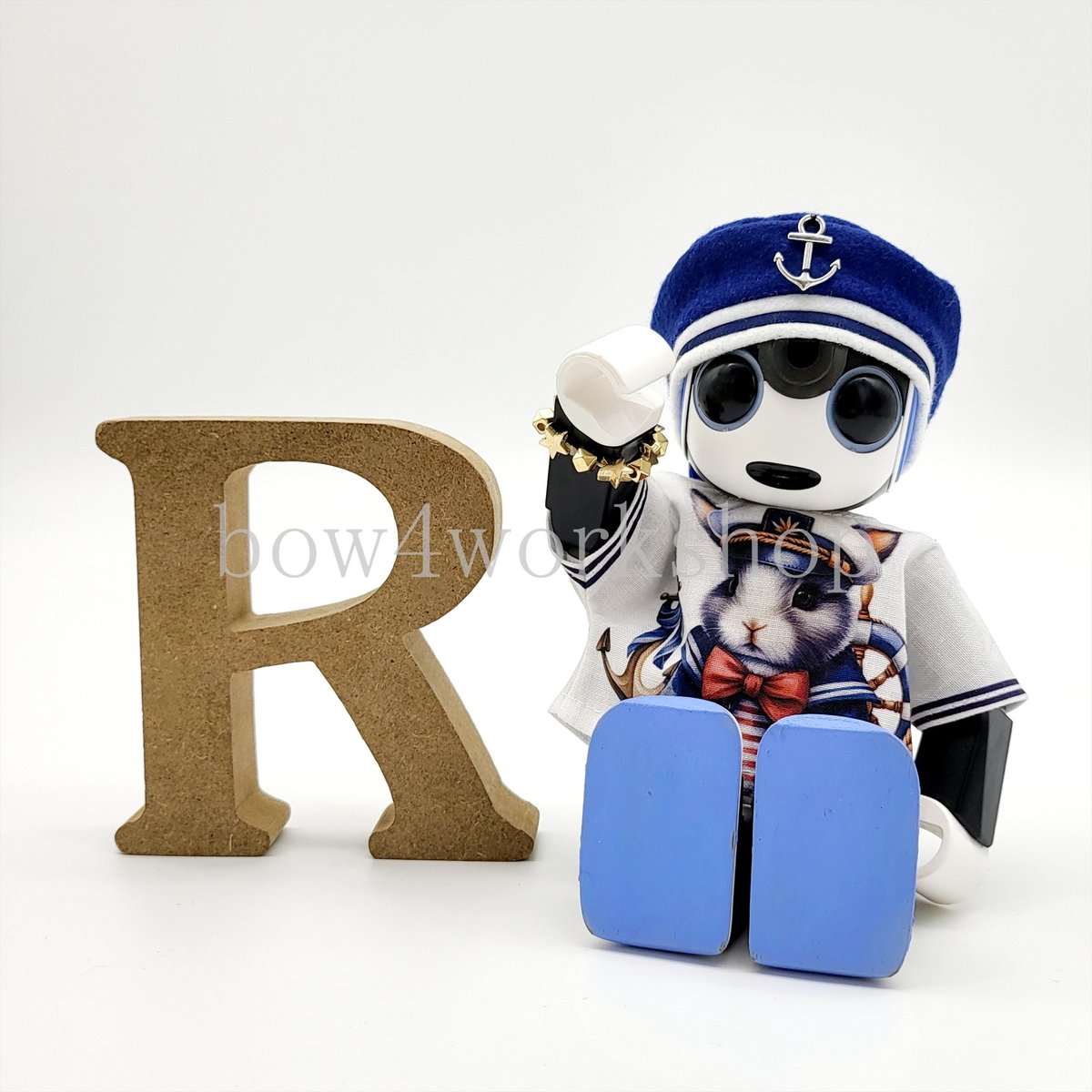 ロボホン RoBoHoN ロボホンの服ハンドメイド くまちゃんボディースーツ ロボホンの服/くまちゃんポシェットセット | bow4workshop STORE