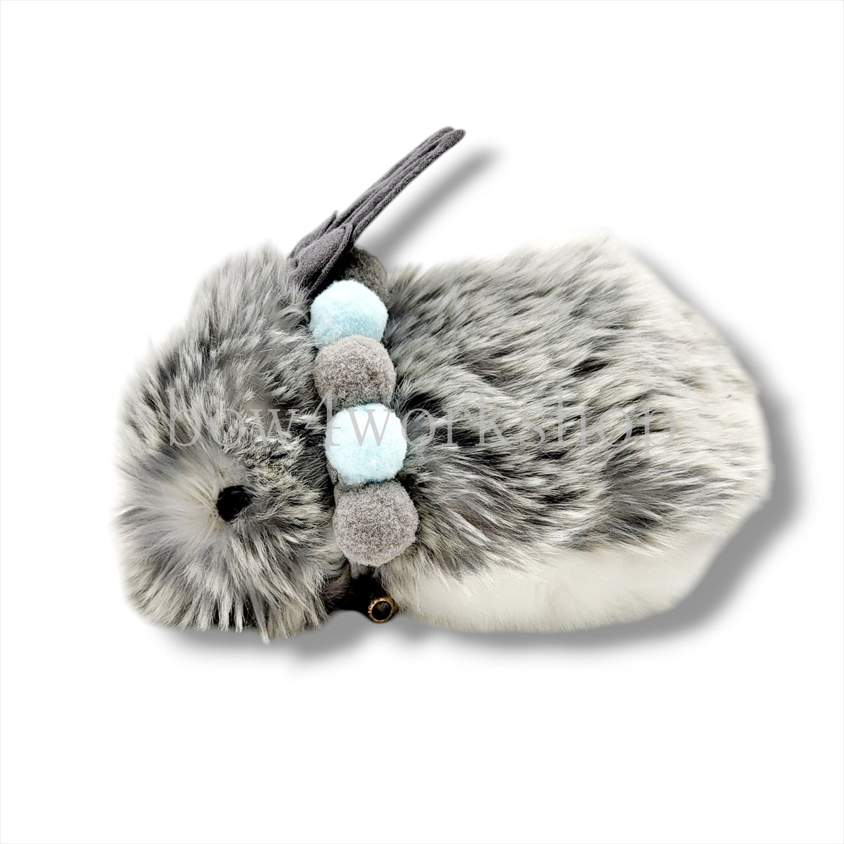 Moflin(モフリン)のアクセサリー うさ耳リボン付きボンテン Moflin(モフリン)のアクセサリー うさ耳リボン付きボンテン