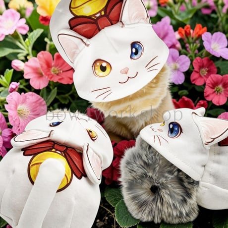 Moflin（モフリン）の服ハンドメイド ゆきちゃんプリントパーカー