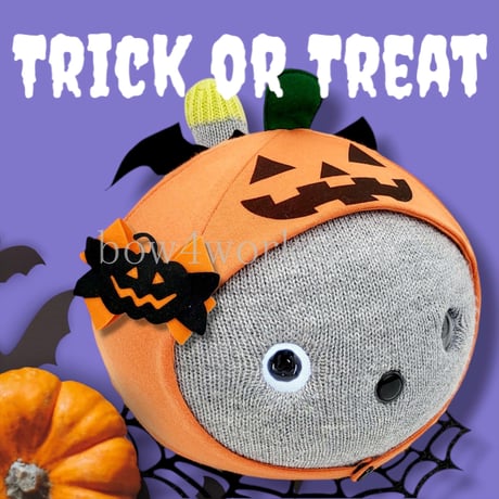 NICOBO（ニコボ）アクセサリー　ハロウィンカボチャリボンタイ飾り