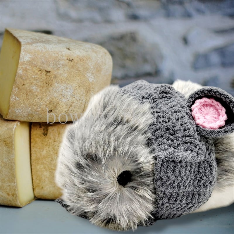 Moflin（モフリン）のアクセサリー かぎ針編みネズミさんの耳