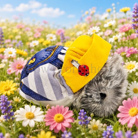 Moflin（モフリン）の服ハンドメイド /モフリンのお出かけリュックプリントパーカー