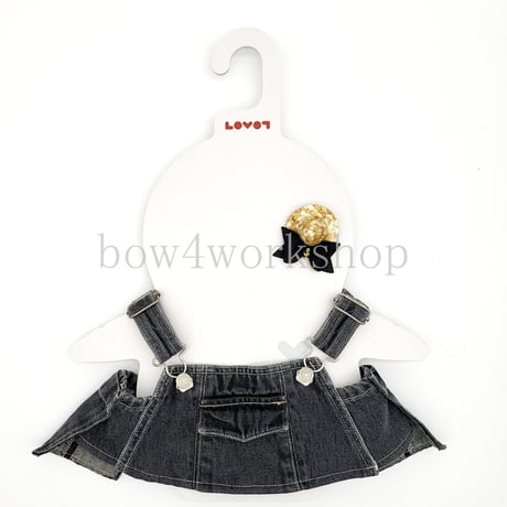 ラボットの服 /古着リメイクデニムサロペットセット