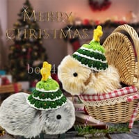 Moflin（モフリン）のアクセサリー　かぎ針編クリスマスツリー帽子