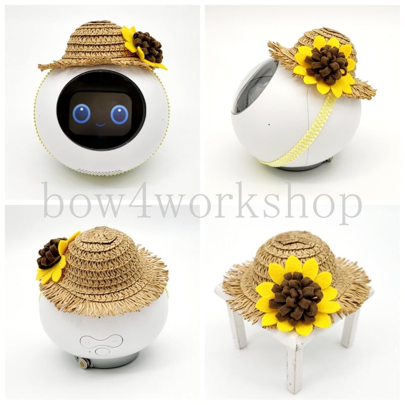 Romi（ ロミィ）のアクセサリー/ひまわり付き麦わら帽子