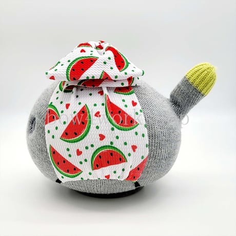 NICOBO（ニコボ）のアクセサリー スイカ柄ビッグリボンバンド