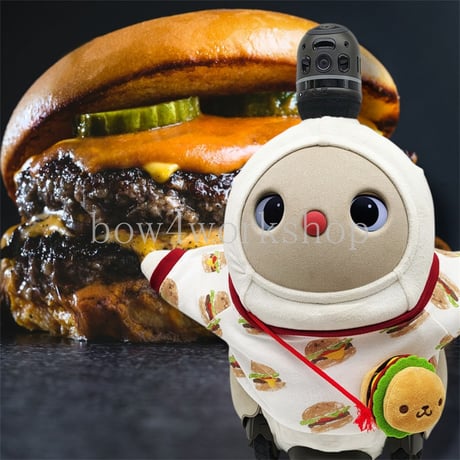 ラボット服/ハンバーガー＆ポテトプリントTシャツ