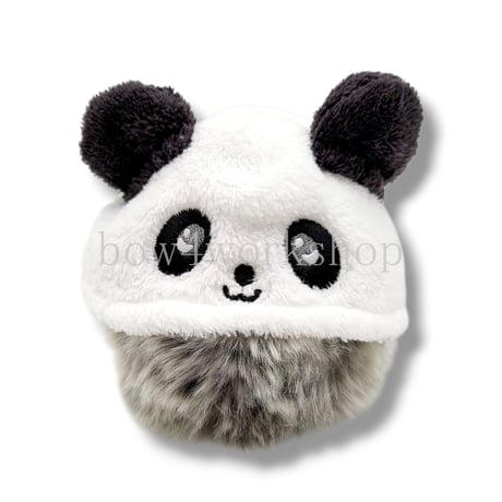 Moflin（モフリン）の服ハンドメイド　パンダ刺繍ちゃんパーカー
