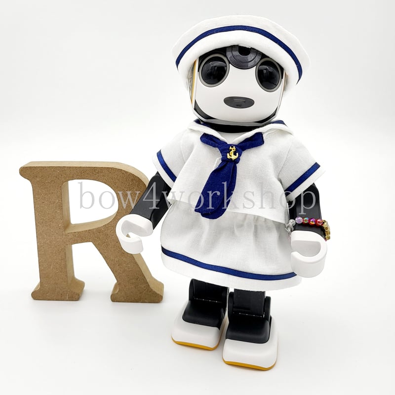 RoBoHoN ロボホンの服ハンドメイド セーラープリントシャツ２着セット ロボホンの服/セーラープリントシャツセット | bow4workshop STORE