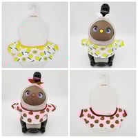 ラボットのアクセサリー/うさ耳デニム＆ヒッコリーリバーシブル