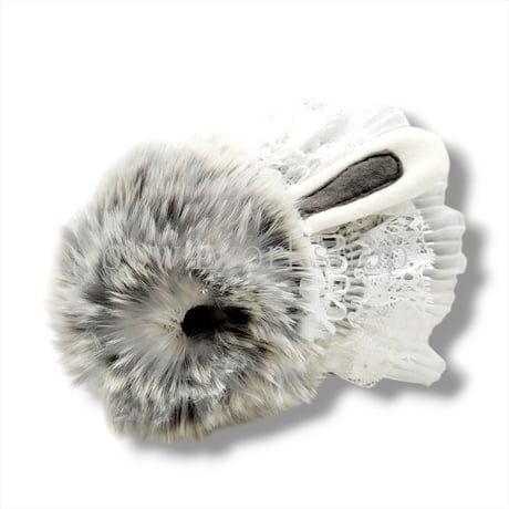 Moflin（モフリン）の服ハンドメイド うさ耳付きレースワンピ