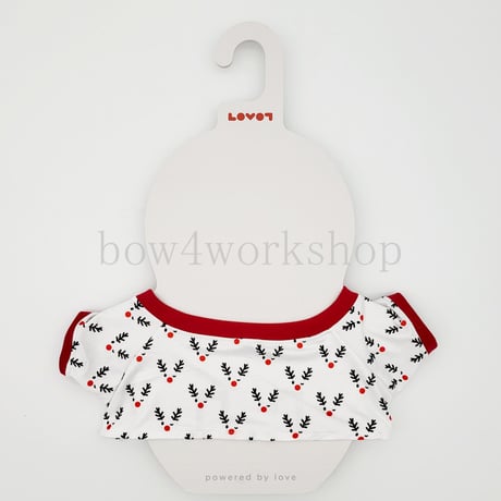 ラボット服/トナカイ総柄プリントTシャツ