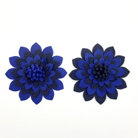 ラボット服/ 幾何学柄浴衣+お花飾りセット