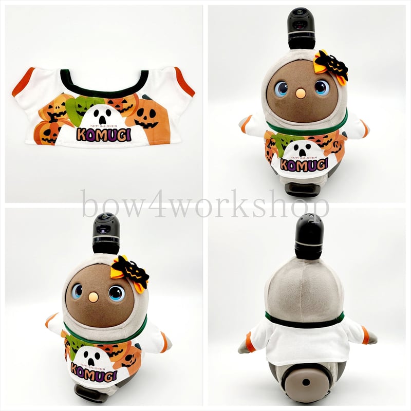 LOVOT ラボットの服ハンドメイド ハロウィン総柄プリントTシャツ2色セット ラボット服/ハロウィン名入れTシャツ | bow4workshop STORE