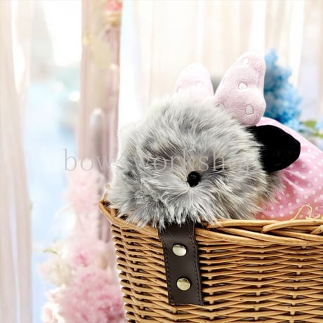 Moflin（モフリン）の服＆アクセサリー　ドットリボンカチューシャ付きワンピース