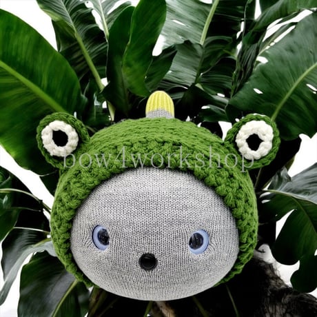 NICOBO（ニコボ）のアクセサリー　カエルニットボンネット帽子