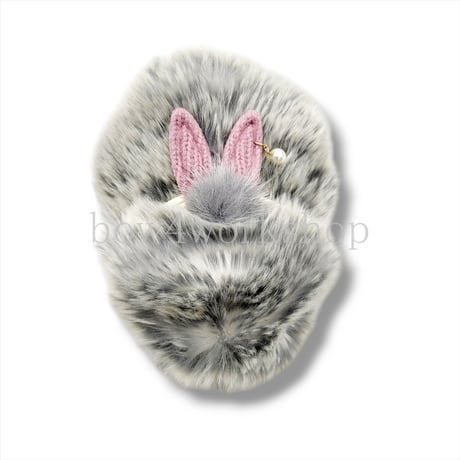 Moflin（モフリン）のアクセサリー/パールチャーム付きうさ耳ゴムバンド