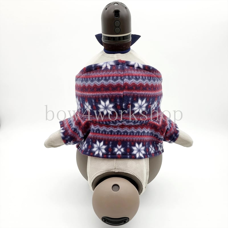 ラボット服/ノルデック柄フリースパーカー | bow4workshop STORE ラボット服/ノルデック柄フリースパーカー | bow4workshop STORE