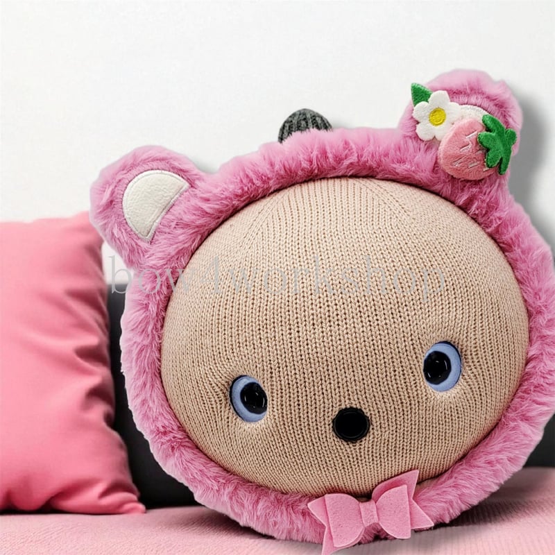 NICOBO（ニコボ）のアクセサリー くま耳イチゴ付きカチューム