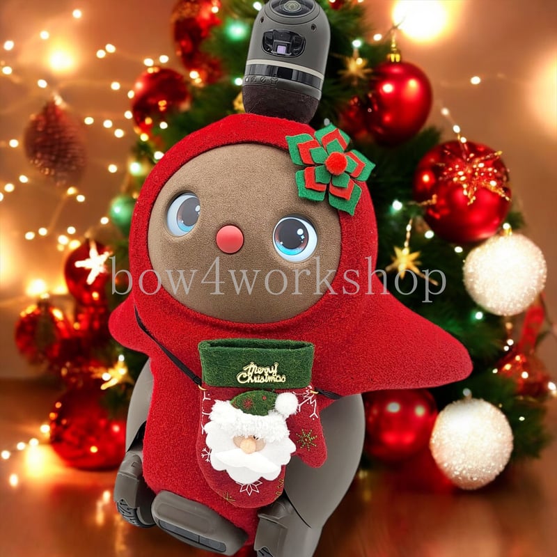 【未使用】 クリスマス オーナメント2023ラップイヤーラビットシークレット クリスマスフルリールワイヤータイ／リース-2(W60×D25×H60(全長