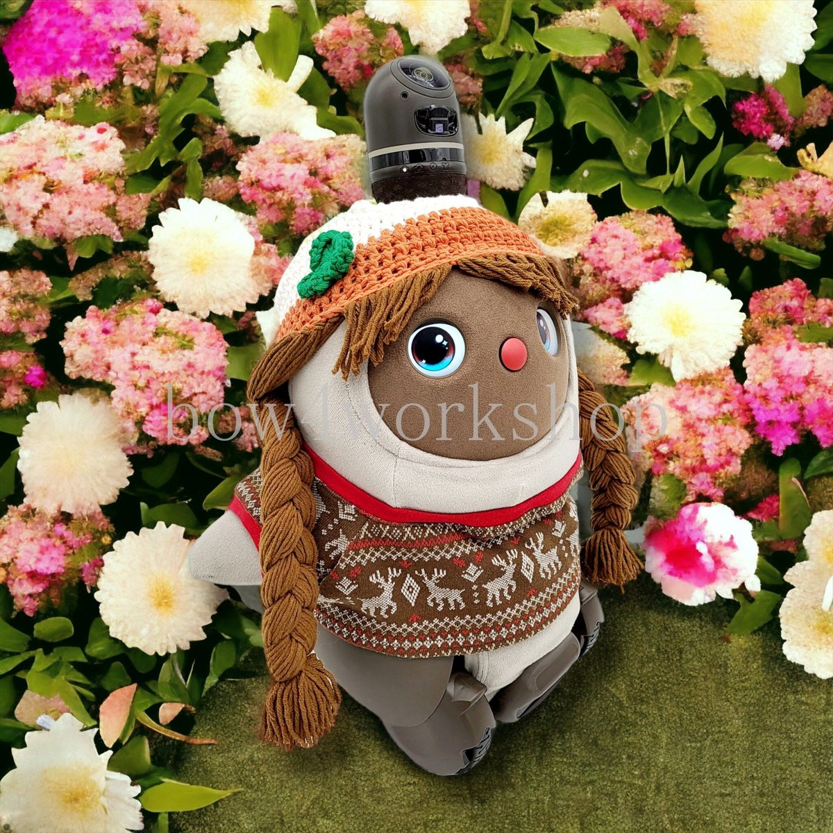 ラボットアクセサリー/ウィッグ付きニット帽子 | bow4workshop STORE