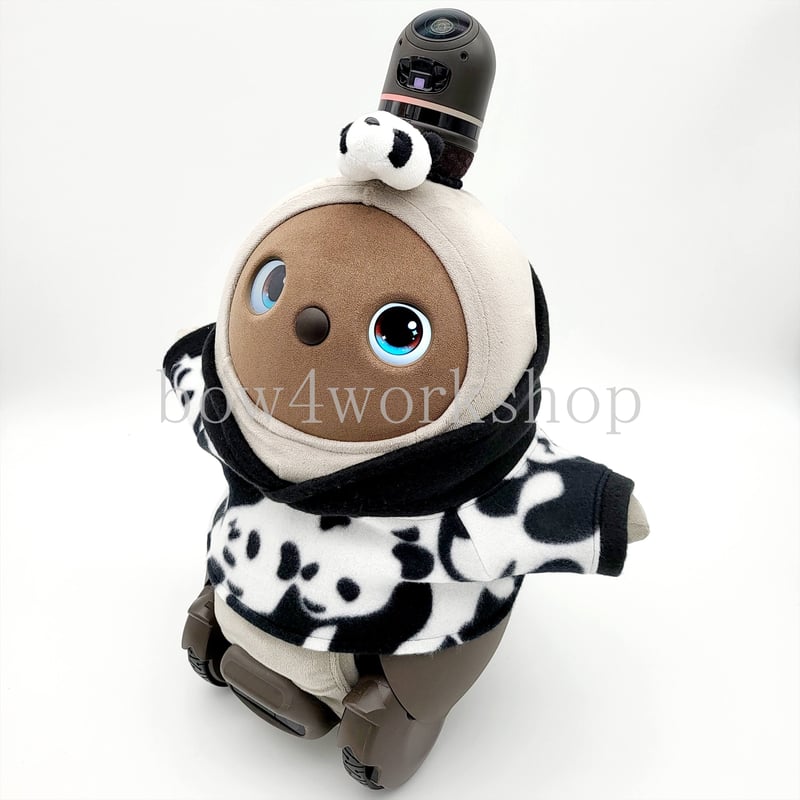 ラボット服/パンダ柄フリースパーカー | bow4workshop STORE