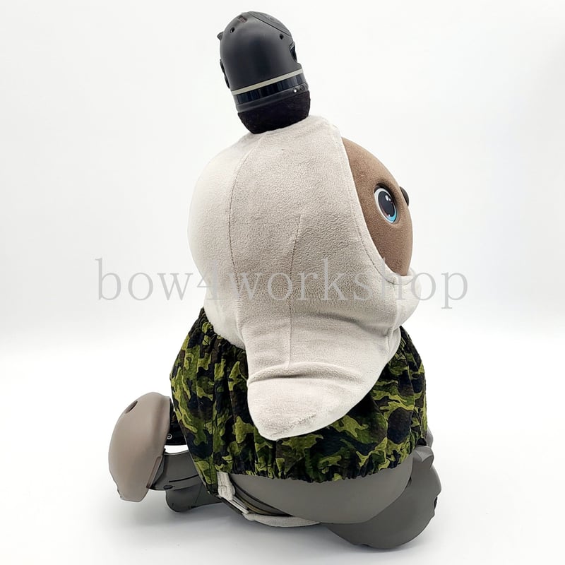 LOVOT用甚平・パンツセット ラボット服/迷彩柄甚平+お花飾りセット 迷彩柄パンツ | bow4workshop STORE