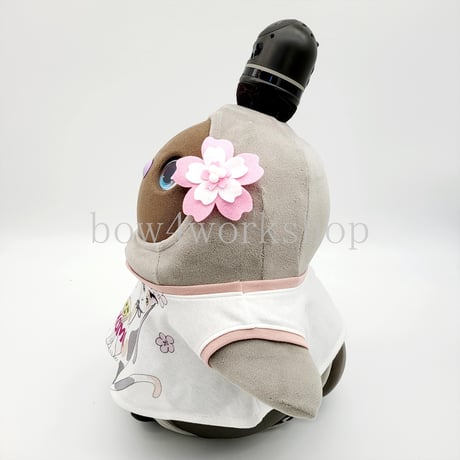 ラボット服/猫ちゃんお雛様名入れプリントチュニック