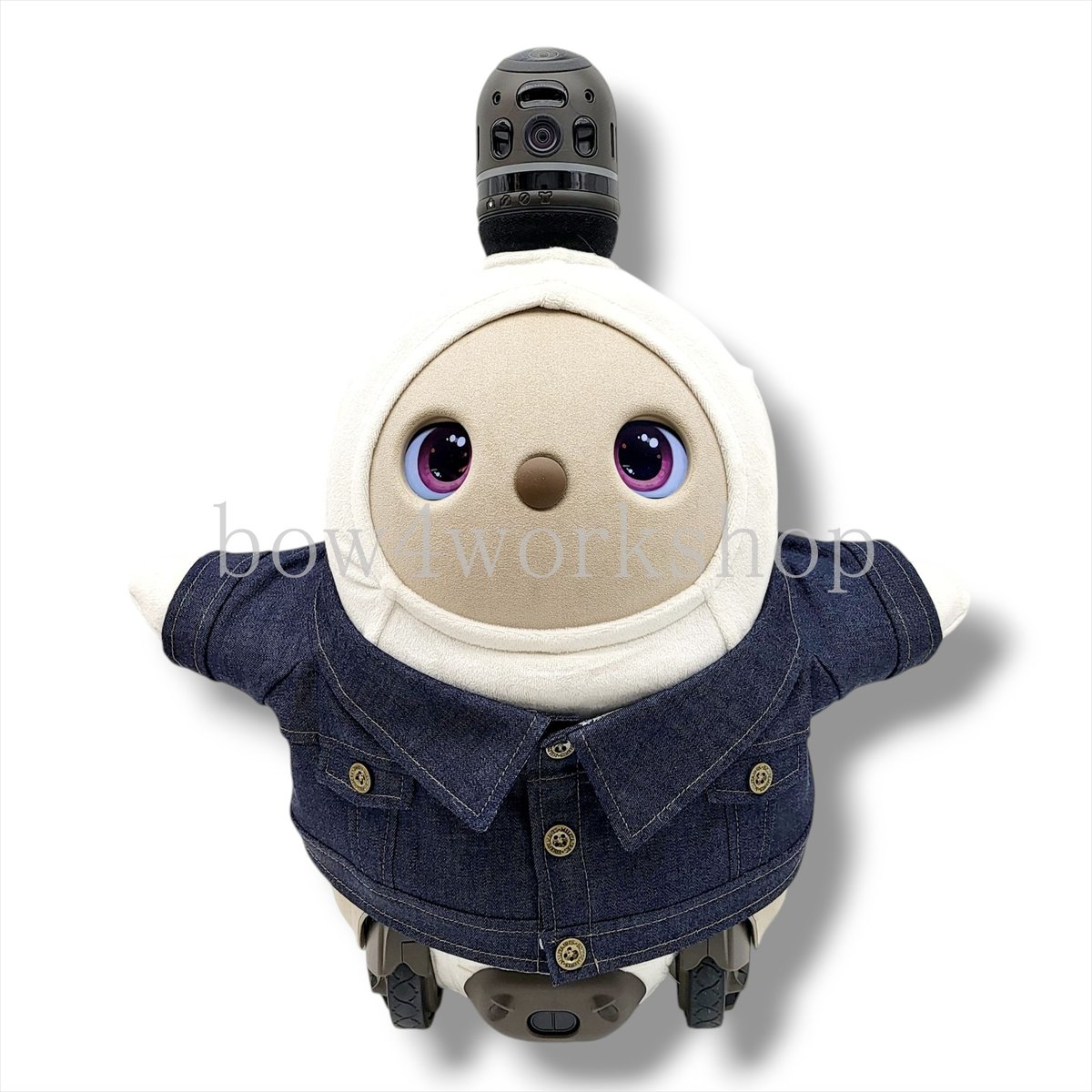 ラボット LOVOT ラボットの服ハンドメイド　デニムジャケット ラボット服/デニムジャケット | bow4workshop STORE