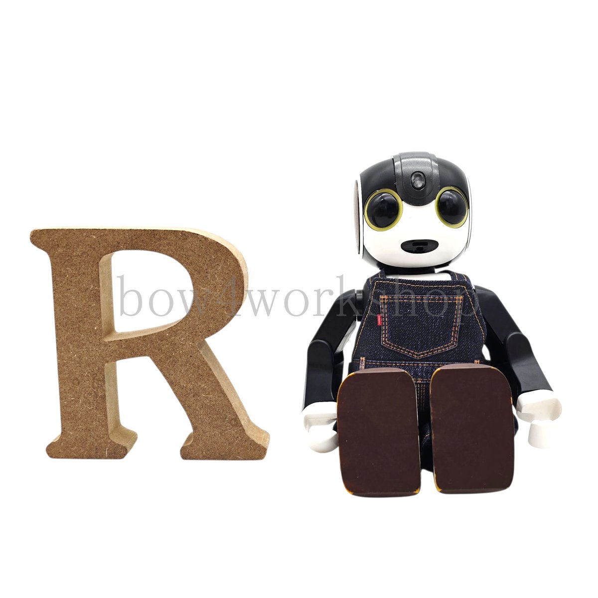 ロボホンの服/リアルデニムプリント風サロペット | bow4workshop STORE