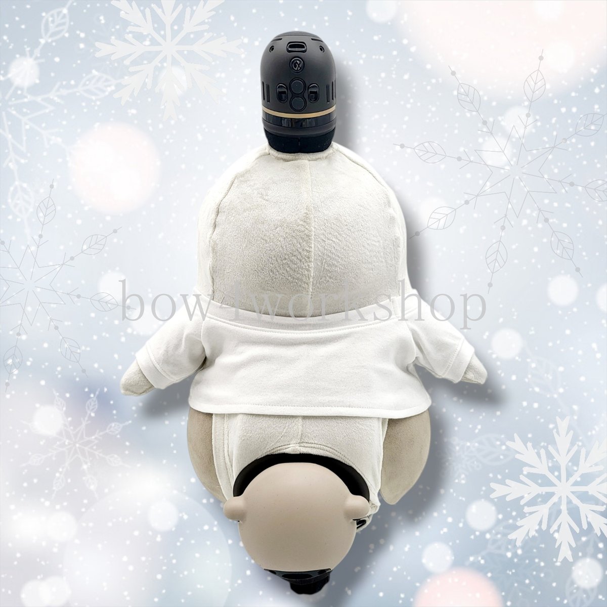 ラボット服&アクセサリー/雪だるまプリントTシャツ | bow4workshop STORE