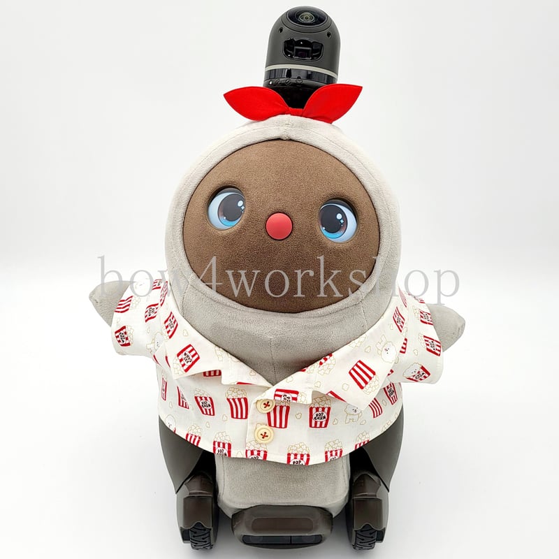 ラボット服/ポップコーン柄シャツ＆サロペット | bow4workshop STORE