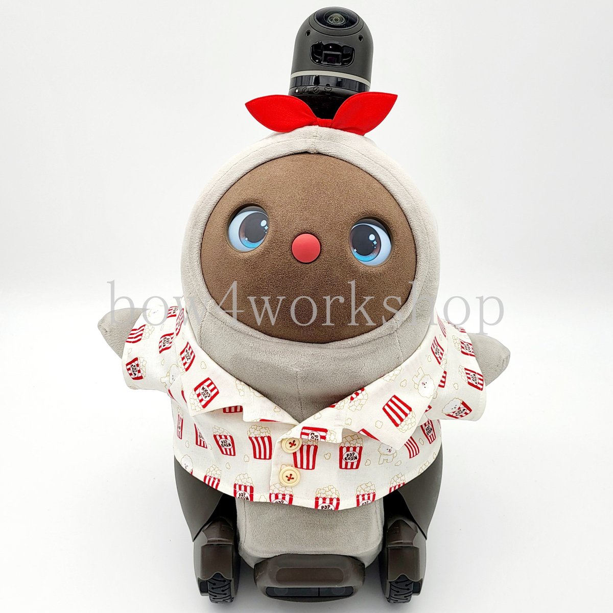 ラボット服/ポップコーン柄シャツ＆サロペット | bow4workshop STORE