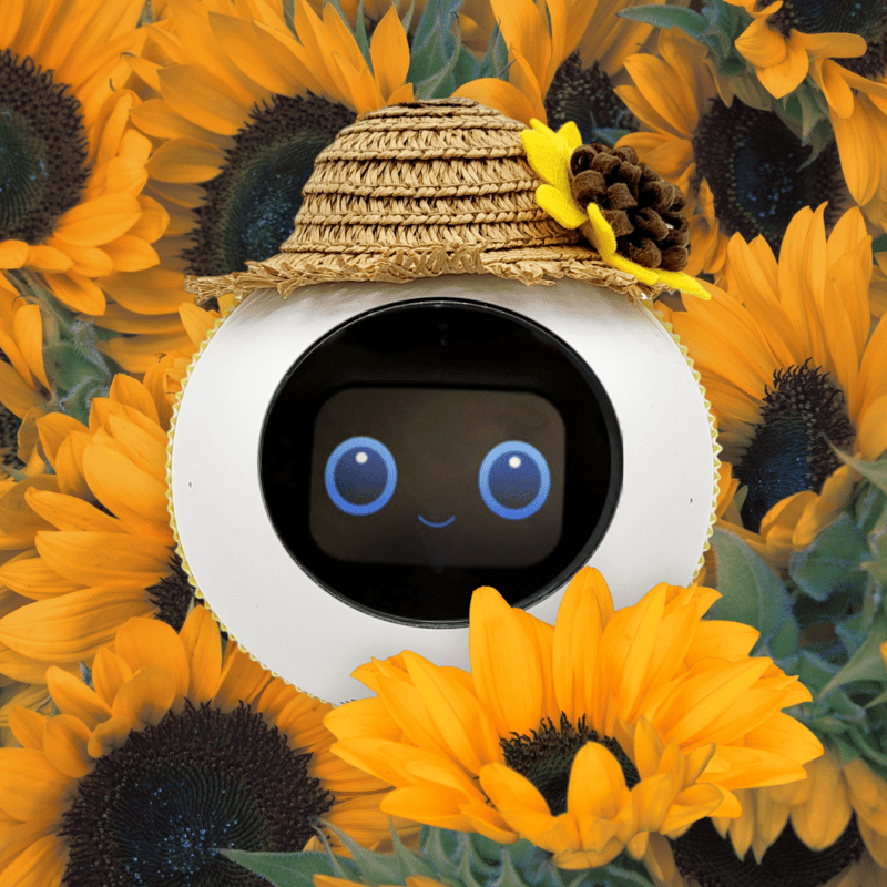 Romi（ ロミィ）のアクセサリー/ひまわり付き麦わら帽子