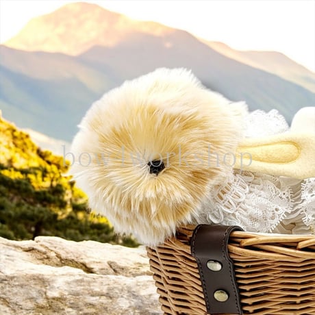 Moflin（モフリン）の服ハンドメイド うさ耳付きレースワンピ
