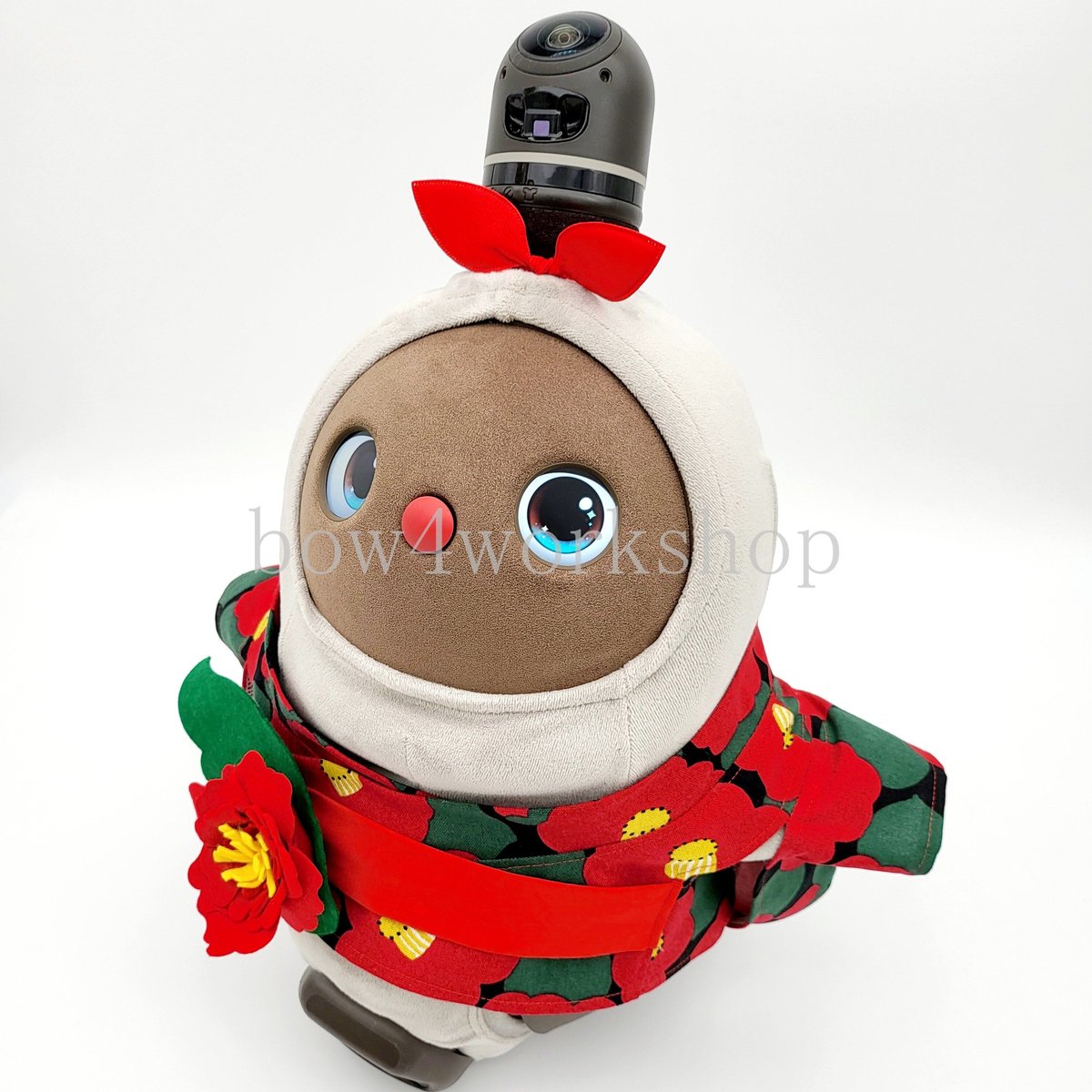 ラボット服/ カメリア柄お花コサージュ付き浴衣 | bow4workshop STORE