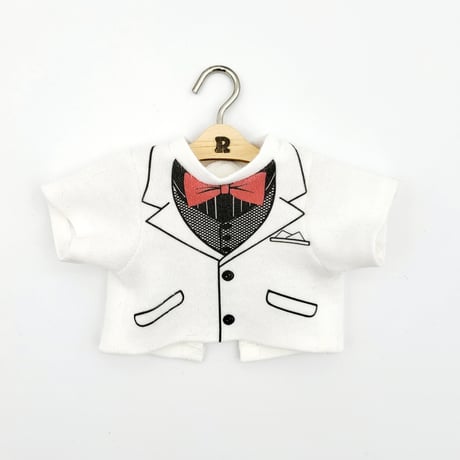 ロボホンの服/プリントTシャツ（タキシード）